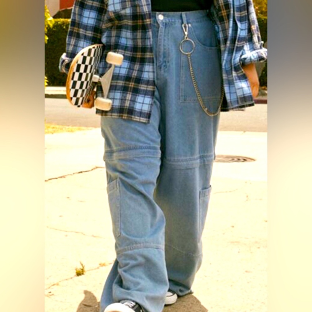 Blue Jean Cargo Zip